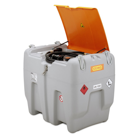Depósito de gasoil 620 litros con bomba eléctrica duo 24V/12V homologación ADR DT-Mobil Easy CEMO